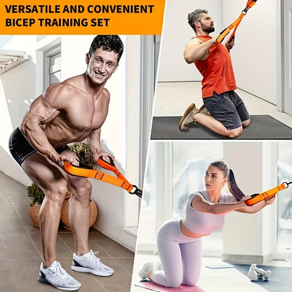 5-Piece Adjustable Latex Resistance Band Training Set
