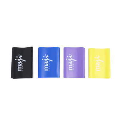 Full Body Exercise & Stretch Bands – 4 Pack (Variable Resistance)