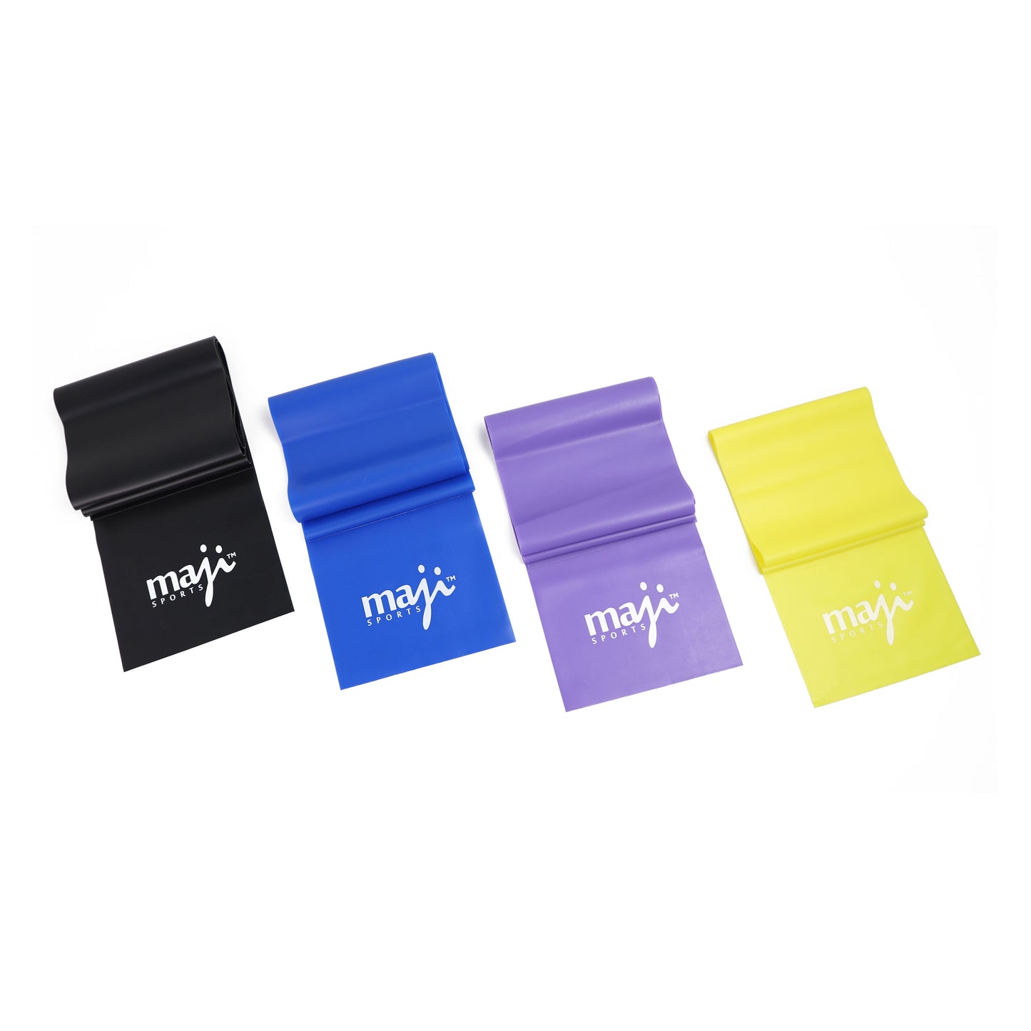Full Body Exercise & Stretch Bands – 4 Pack (Variable Resistance)
