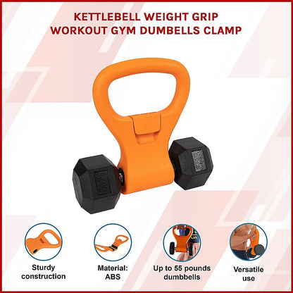 Adjustable Kettlebell Grip Handle for Dumbbells