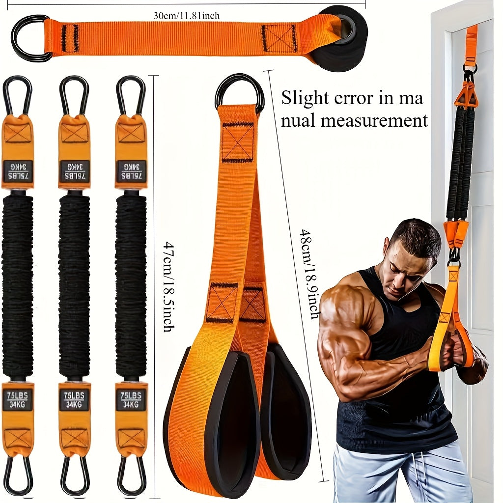 5-Piece Adjustable Latex Resistance Band Training Set