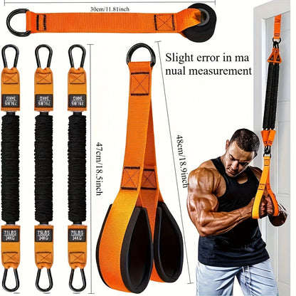 5-Piece Adjustable Latex Resistance Band Training Set