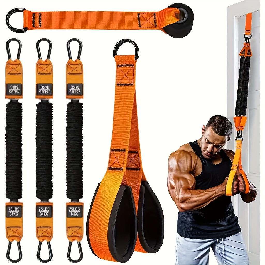 5-Piece Adjustable Latex Resistance Band Training Set