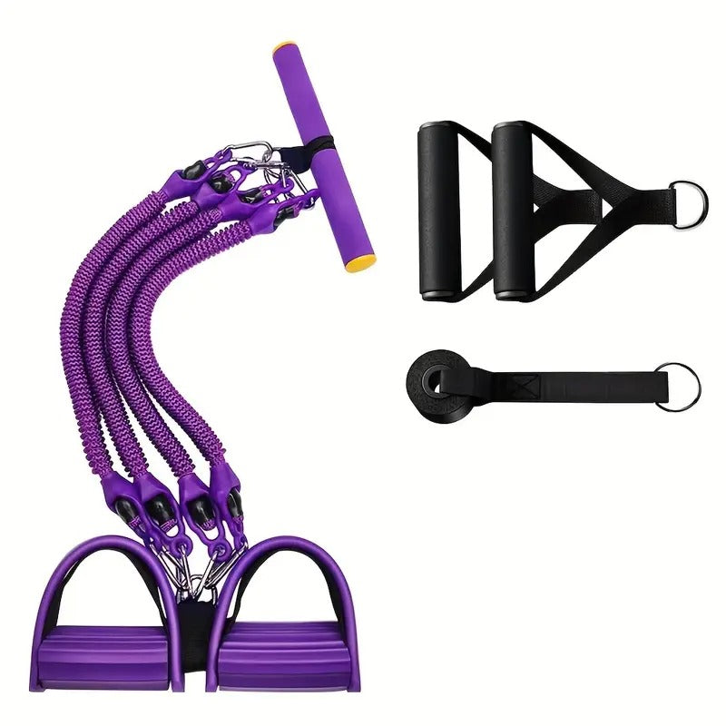 Pedal Resistance Band Trainer for Home Fitness