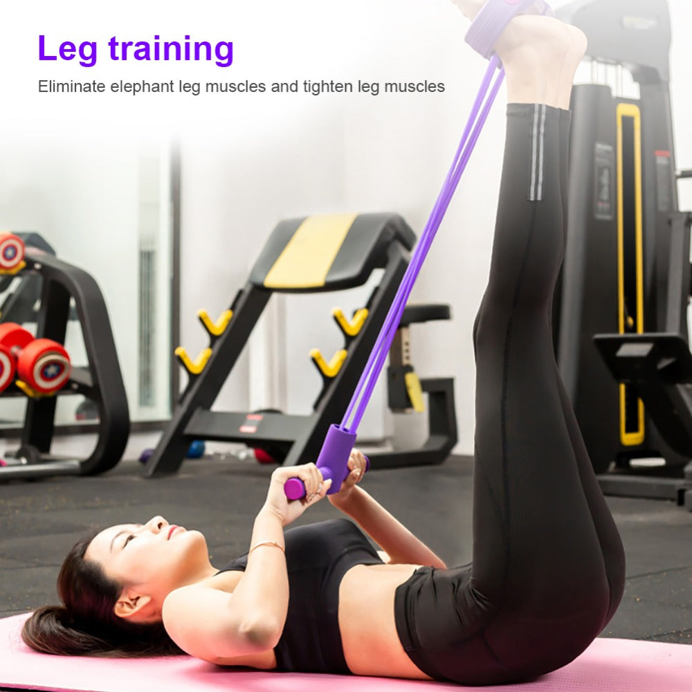 Elastic Pedal Puller Resistance Band Trainer